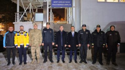 Bayburt Valisi Mustafa Eldivan, yeni yıla Bayburt İl Emniyet Müdürlüğü’nde