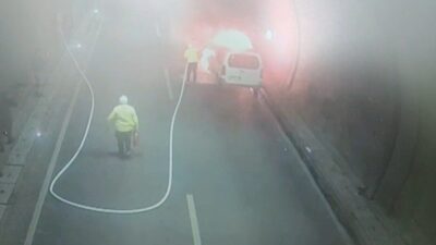 Kahramanmaraş’ta, Göksun Edebiyat Yolu Necip Fazıl Kısakürek Tüneli’nde meydana gelen