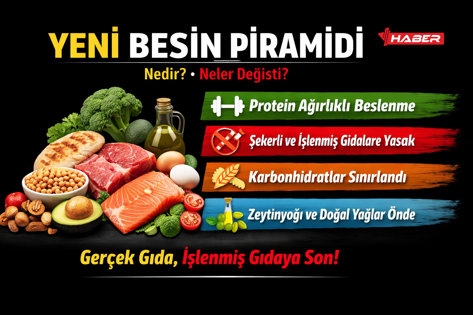 yeni besin pramidi listesi