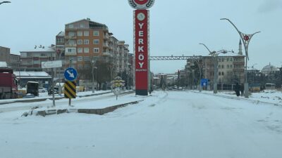 Yerköy’de yılın ilk beklenen kar yağışı, 1 Ocak 2026 tarihinde
