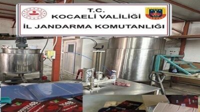 Kocaeli İl Jandarma Komutanlığı ekiplerinin yürüttüğü operasyon sonucunda, yaklaşık 10