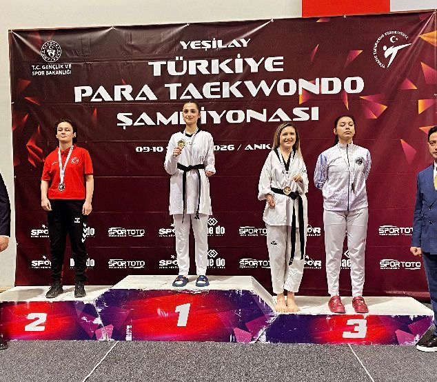Ankara’da 9-10 Şubat tarihlerinde düzenlenen Parataekwondo Türkiye Şampiyonası’nda mücadele eden
