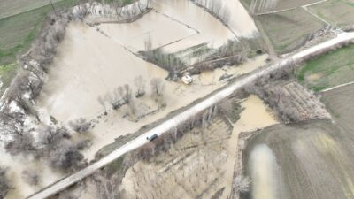 Yozgat’ın Sorgun ilçesinde yoğun yağışların ardından tarım arazileri sular altında