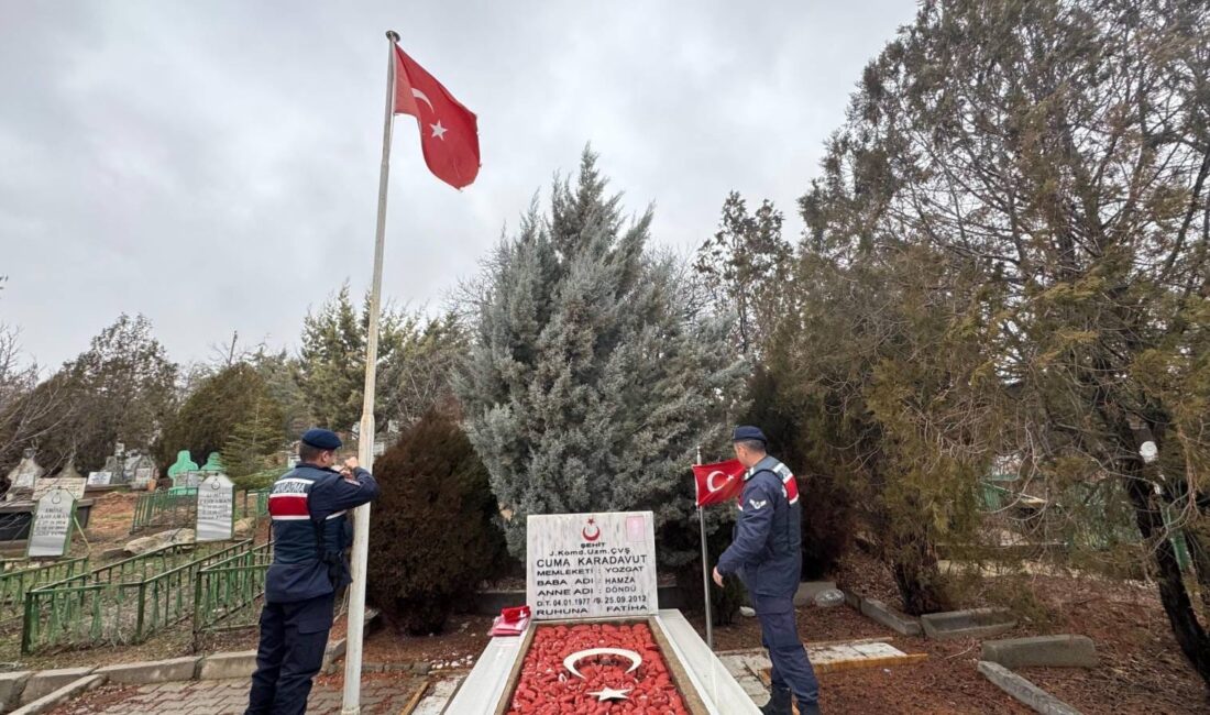 Yozgat İl Jandarma Komutanlığı, vatan savunmasında canlarını feda eden aziz