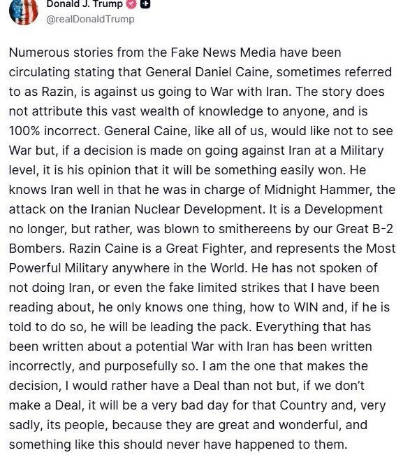 ABD Başkanı Donald Trump, İran’a ilişkin potansiyel askeri senaryoları konu