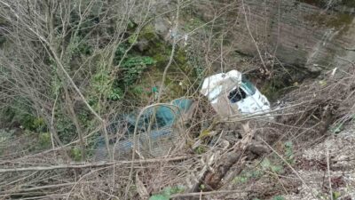 Zonguldak’ın Alaplı ilçesinde, Yığılca yolu Kabalar köyü Burgaz mevkiinde meydana