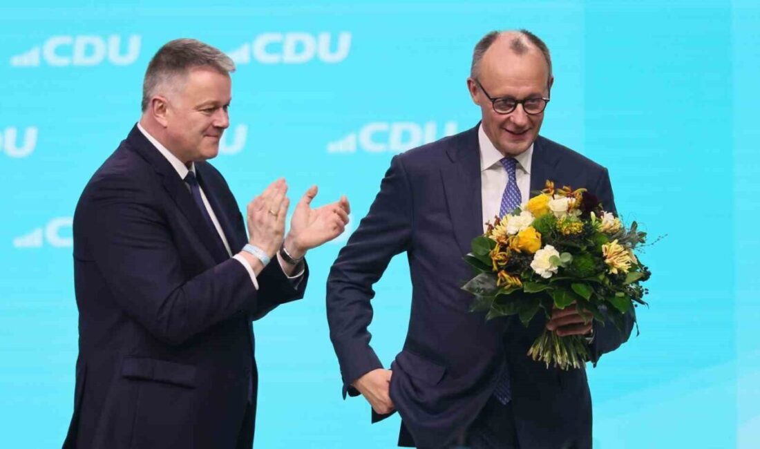 Almanya Başbakanı Friedrich Merz, Stuttgart kentinde düzenlenen Hristiyan Demokrat Birlik