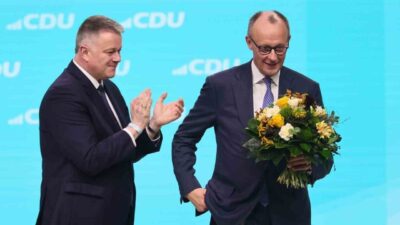 Almanya Başbakanı Friedrich Merz, Stuttgart kentinde düzenlenen Hristiyan Demokrat Birlik