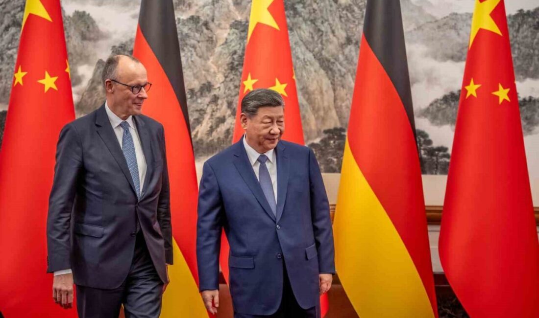 Almanya Başbakanı Friedrich Merz, Çin Devlet Başkanı Xi Jinping ile