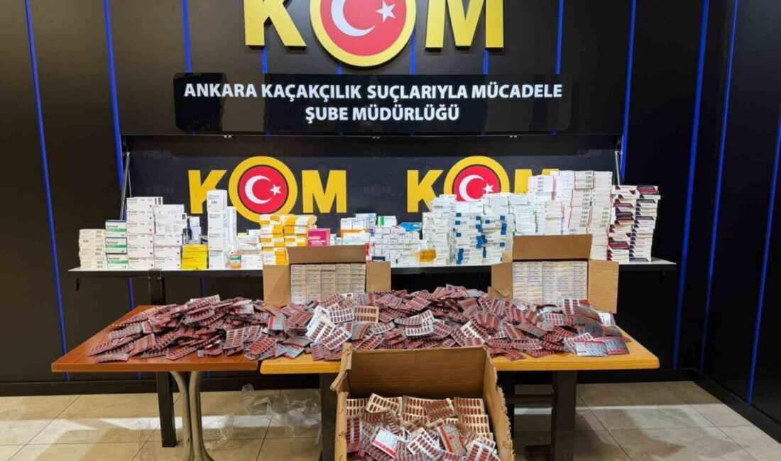 Ankara’da, özel reçeteye tabi ilaçları kanun dışı yollarla toplayarak pazarlamaya