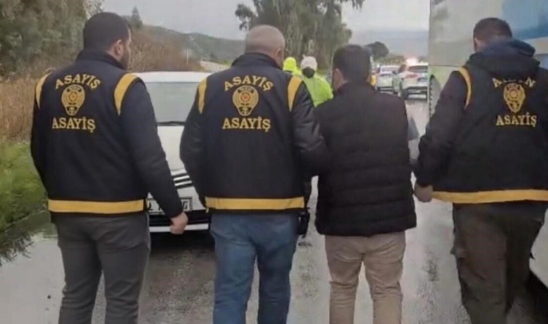 Muğla’dan Aydın’a doğru ilerlediği belirlenen ve hırsızlık suçundan aranan bir