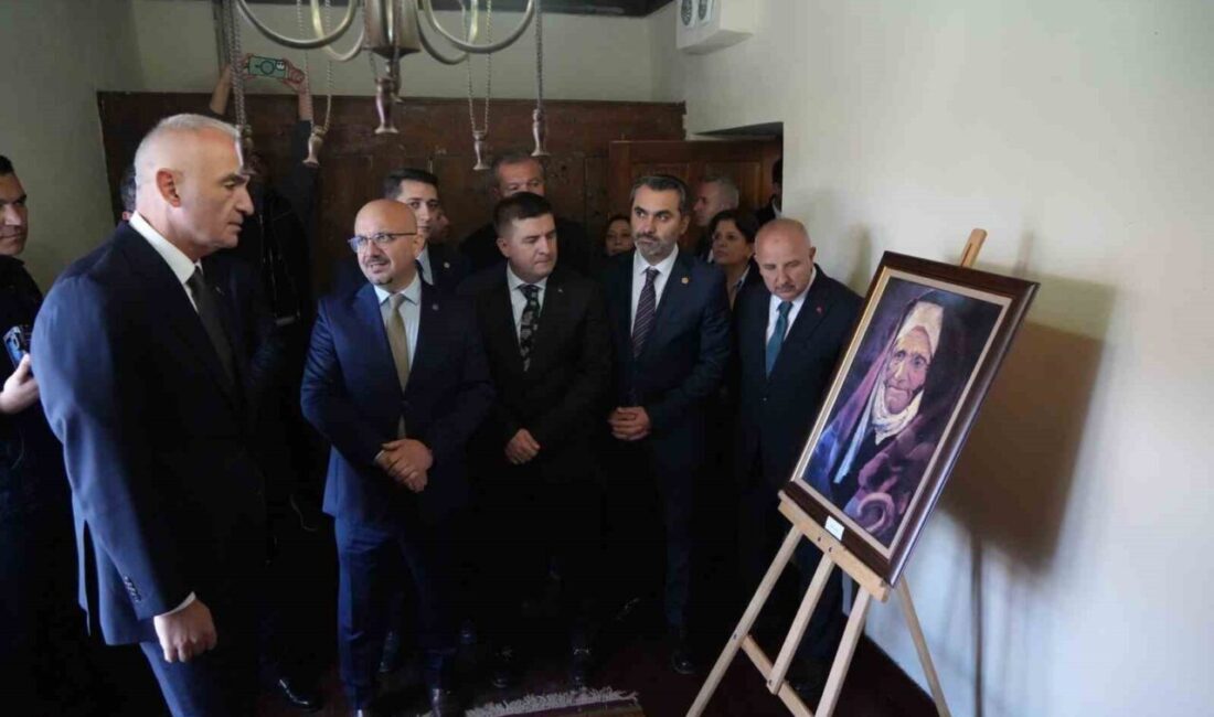 Kültür ve Turizm Bakanı Mehmet Nuri Ersoy, Keskin ilçesinde bulunan