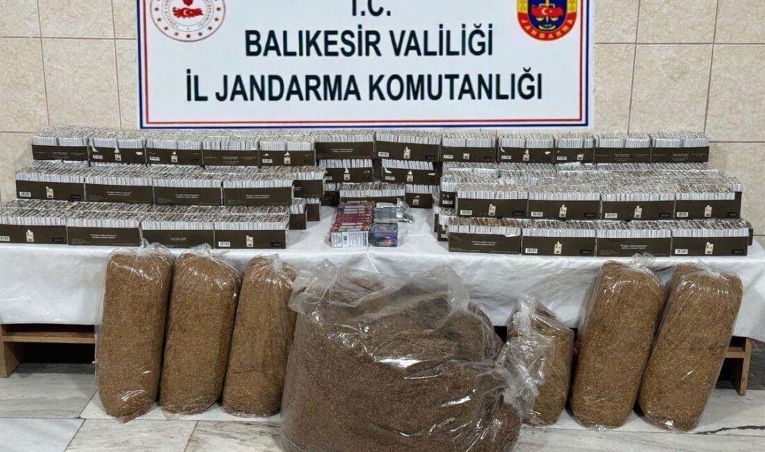 Balıkesir İl Jandarma Komutanlığı tarafından, kaçakçılık ve organize suçlarla mücadele