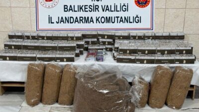 Balıkesir İl Jandarma Komutanlığı tarafından, kaçakçılık ve organize suçlarla mücadele
