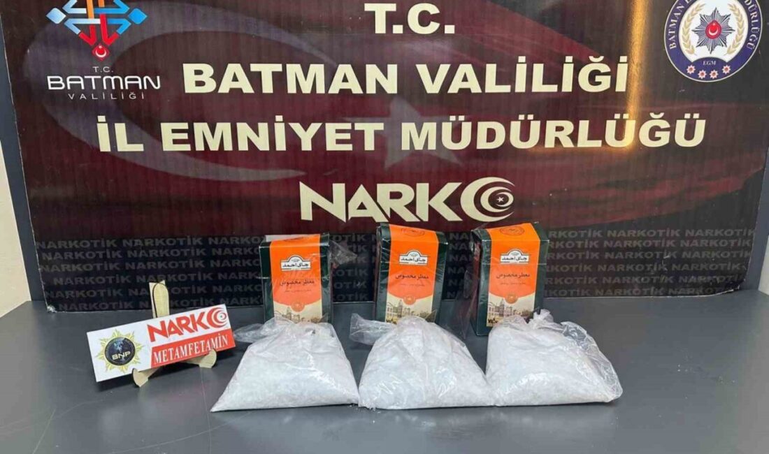Batman Şehirlerarası Otobüs Terminali’nde yapılan bir operasyonda, şüpheli bir takside