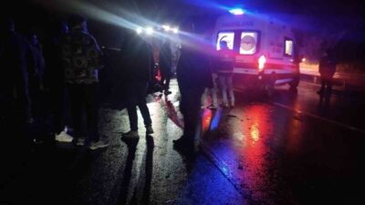 Beykoz’da meydana gelen trafik kazasında, bir hafif ticari araç ile
