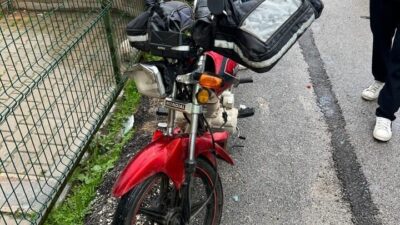 Bilecik’te yaşanan trafik kazasında, seyir halindeki bir hafif ticari araç