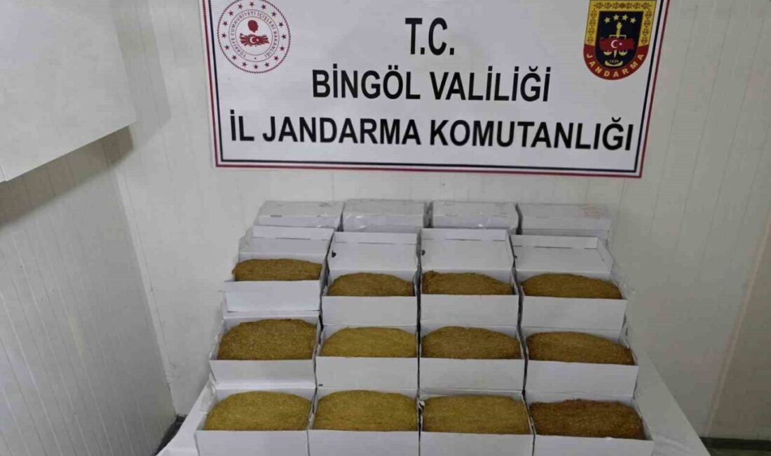Bingöl İl Jandarma Komutanlığı ekipleri tarafından gerçekleştirilen bir haftalık operasyonda