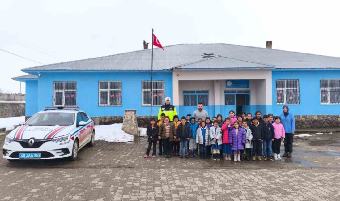 Muş İl Jandarma Komutanlığı tarafından koordine edilen Bulanık Trafik Jandarması,