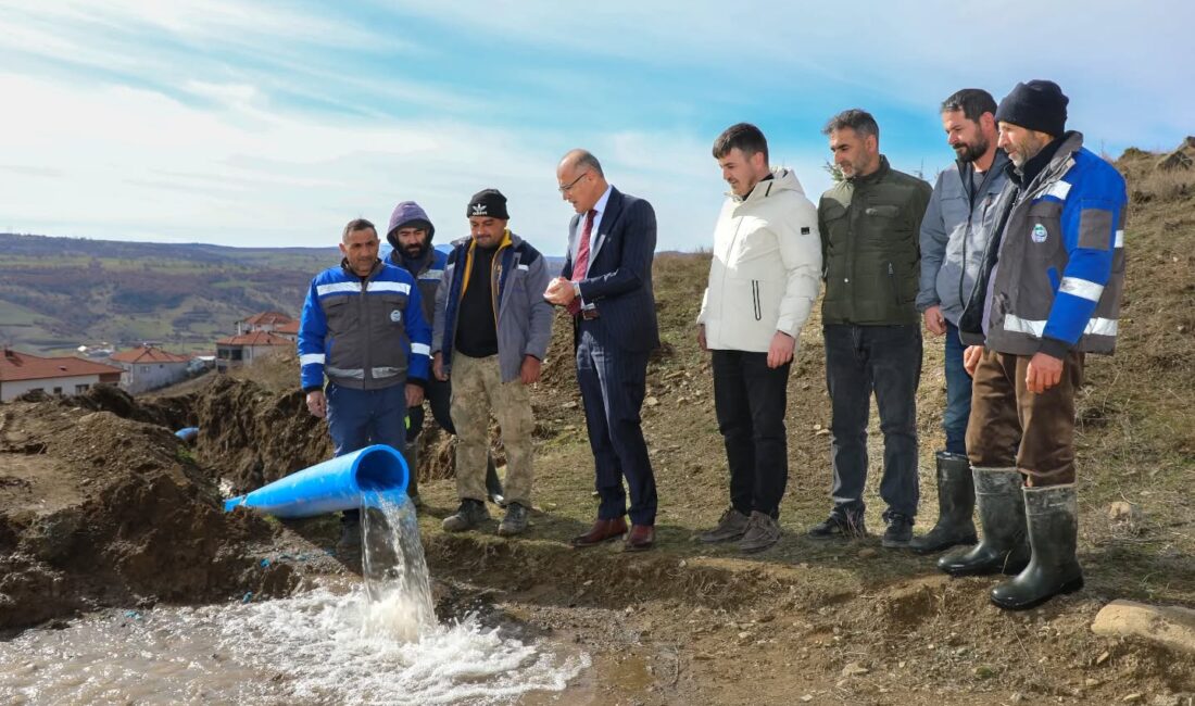 Çekerek Belediyesi tarafından ilçenin altyapısını güçlendirmek amacıyla yürütülen içme suyu