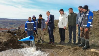 Çekerek Belediyesi tarafından ilçenin altyapısını güçlendirmek amacıyla yürütülen içme suyu
