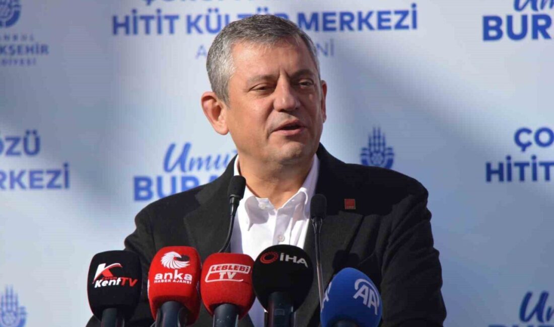 CHP Genel Başkanı Özgür Özel, Mecitözü ilçesinde yaptığı konuşmada, milletin