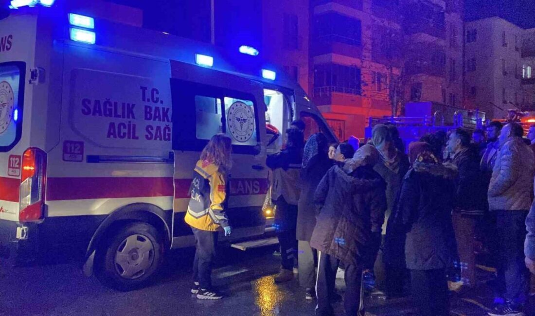 Çorum’da Bahçelievler Mahallesi’nde bulunan bir apartmanın 5. katındaki dairede meydana