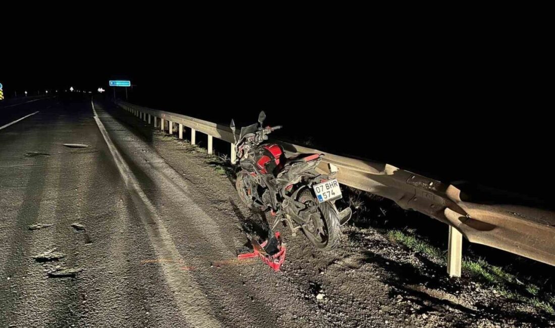 Adıyaman’ın Gölbaşı ilçesinde meydana gelen bir kaza sonucunda bir motosiklet