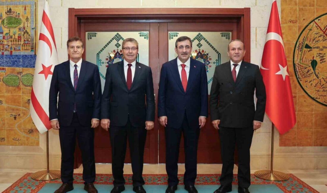 Cumhurbaşkanı Yardımcısı Cevdet Yılmaz ile Kuzey Kıbrıs Türk Cumhuriyeti (KKTC)