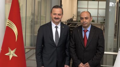 Anahtar Parti Yerköy İlçe Başkanı Alperen Gül ve beraberindeki yönetim