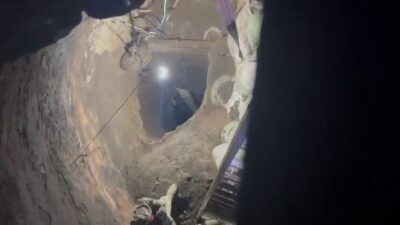 Hatay’da bir kişi, evinin bahçesinde define aramak amacıyla 40 metre