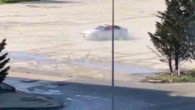 Tekirdağ’ın Kapaklı ilçesinde plakası kapatılarak drift yapılan aracın sürücüsüne ağır