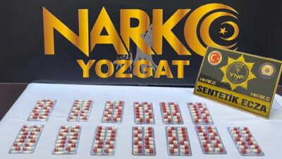 Yozgat’ta narkotik ekiplerinin gece saatlerinde gerçekleştirdiği operasyonla, sentetik uyuşturucu madde