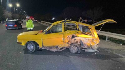 Elazığ’da meydana gelen trafik kazasında, Güney Çevre Yolu’nda seyir halinde
