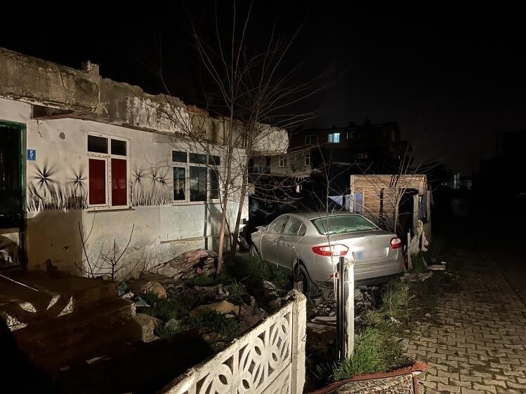 Ergene ilçesinde meydana gelen bir kaza sonucunda gece yarısı bir