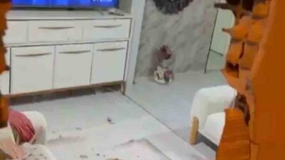 İzmit ilçesinde yaşanan bir olayda, evinde oturan bir kişi, geri