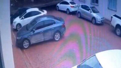 Gaziantep’te son yaşanan şiddetli yağışların ardından, 4 bloklu bir sitenin