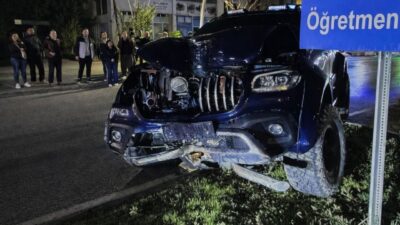 Antalya’nın Gazipaşa ilçesinde meydana gelen trafik kazasında, saat 21.30 sıralarında