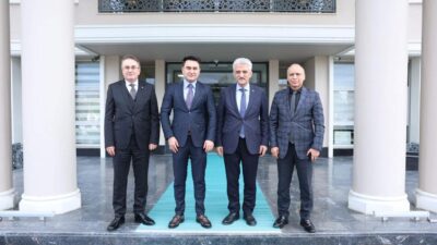 Yerköylü hayırsever iş insanı Gencay Koyunbaşoğlu, Düzce Valisi Mehmet Makas’a