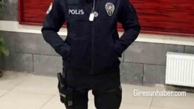 Giresun’un Piraziz ilçesinde görev yapan bir trafik polisi, evinde beylik