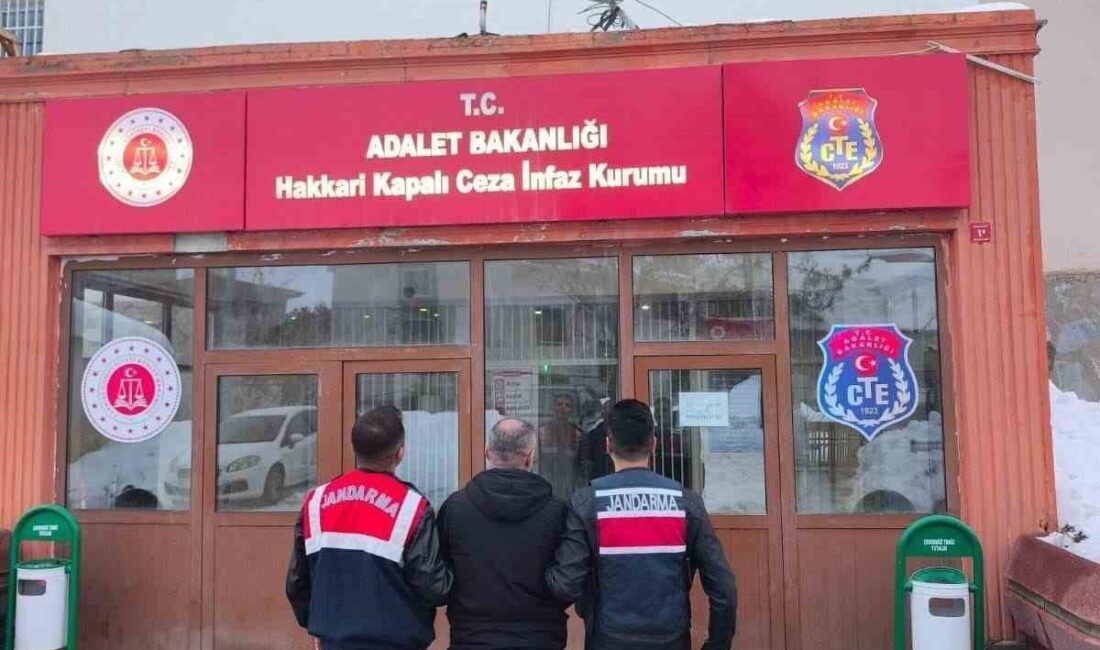 Hakkari İl Jandarma Komutanlığı ekipleri tarafından sürdürülen operasyonlar kapsamında, kesinleşmiş