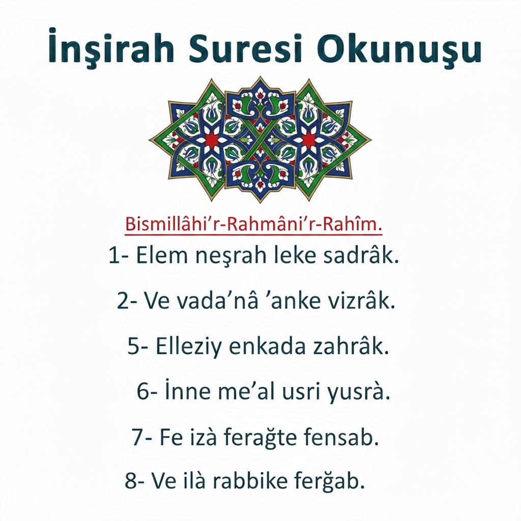 inşirah duası