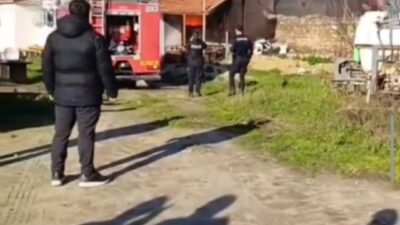 İpsala ilçesine bağlı Kapucu Mahallesi’nde bulunan tek katlı bir evin