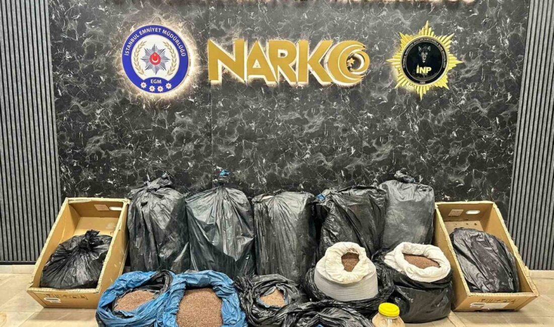 İstanbul’da gerçekleştirilen operasyonlarda, uyuşturucu madde ticaretine yönelik yapılan çalışmalar sonucunda