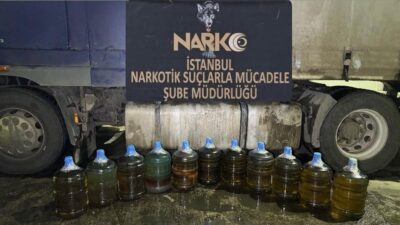 Sarıyer’de Gerçekleşen Operasyonda 183 Kilo Gram Sıvı Metamfetamin Ele Geçirildi