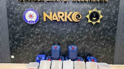 İstanbul’un Büyükçekmece ilçesinde gerçekleştirilen operasyonda yaklaşık 284 kilo uyuşturucu madde