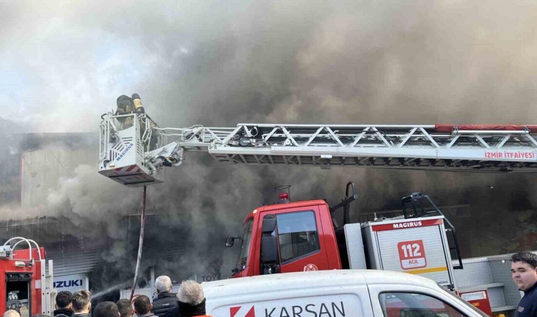 İzmir Buca 6. Sanayi Sitesi’nde bulunan bir yedek parça dükkanında