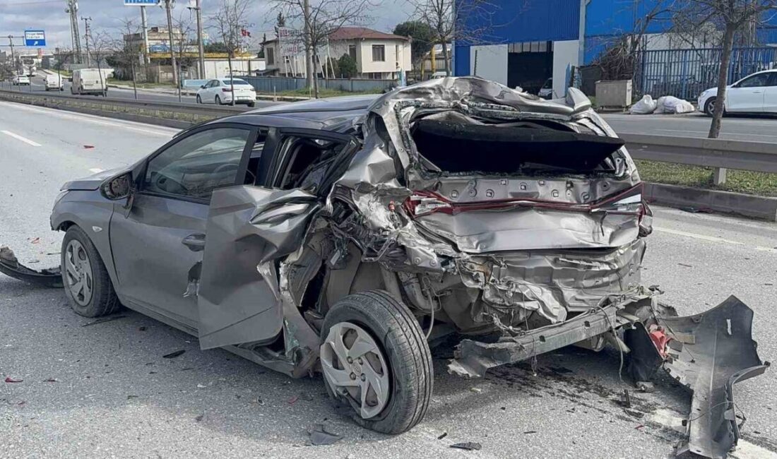 Kocaeli D-100 Karayolu’nda meydana gelen bir trafik kazasında, bir kişi