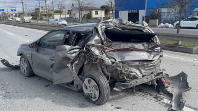 Kocaeli D-100 Karayolu’nda meydana gelen bir trafik kazasında, bir kişi