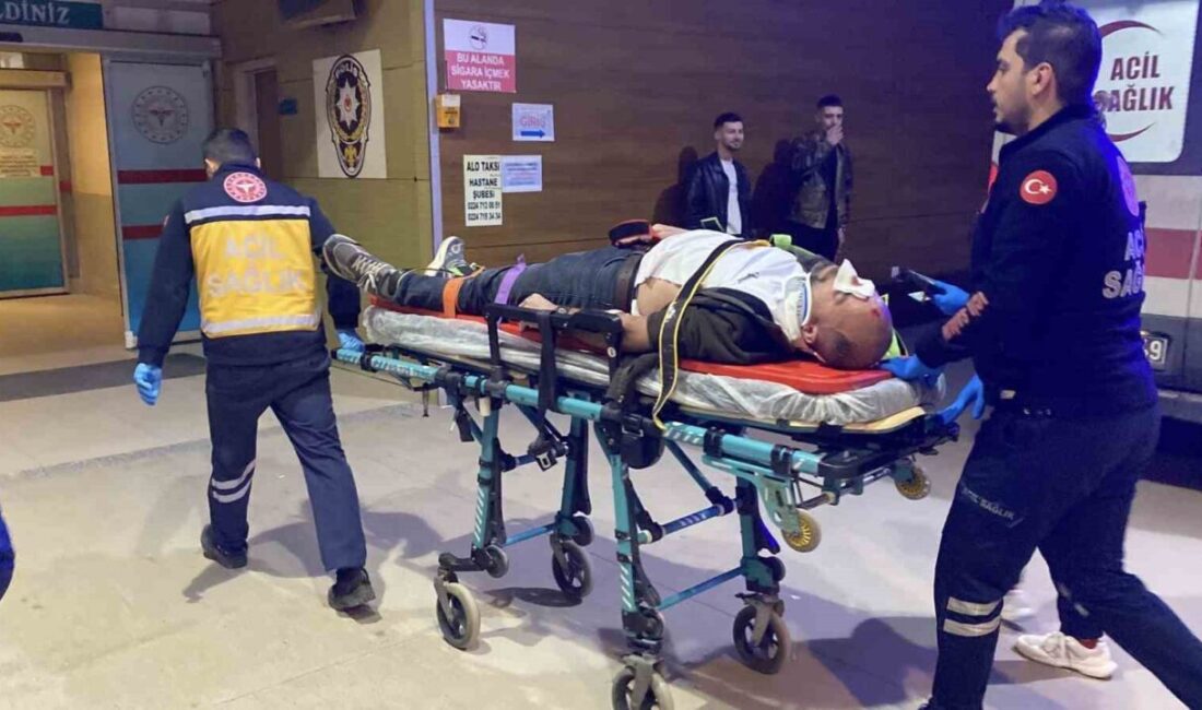 Bir işçinin yaralandığı olay, Bursa’nın İnegöl ilçesinde meydana geldi. Olay,